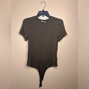 Olive Green Double Zero Bodysuit, Size Large
(INV#A7)